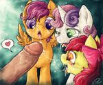  &lt;3 apple_bloom apple_bloom_(mlp) bestiality blush cub cum cum_in_mouth cum_inside cum_on_face cum_string cutie_mark_crusaders cutie_mark_crusaders_(mlp) dimwitdog disembodied_penis equine erection female feral friendship_is_magic green_eyes group hair horn horse human interspecies male mammal my_little_pony open_mouth pegasus penis pony purple_eyes purple_hair red_hair scootaloo scootaloo_(mlp) straight sweetie_belle sweetie_belle_(mlp) thick_penis tongue tongue_out two_tone_hair unicorn wings young 
