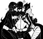  batgirl black_bat cassandra_cain dc red_robin spoiler stephanie_brown tim_drake 