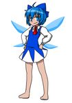  cirno cirno_(cosplay) cosplay kyouran_kazoku_nikki look-alike lowres midarezaki_kyouka nazotyu solo touhou 