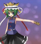  alternate_costume bangs rod_of_remorse shiki_eiki solo touhou yuzuki_(yuduame) 