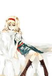  alice_margatroid bad_id bad_pixiv_id blonde_hair fori hairband short_hair sitting solo touhou 