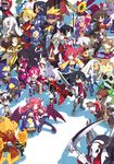  6+girls absurdres akutare_(disgaea) almaz_von_almadine_adamant archer_(disgaea) asagiri_asagi asuka_cranekick aurum_(disgaea) berserker_(disgaea) cheerleader_(disgaea) company_connection demon_girl disgaea eringya_(marl_kingdom) everyone female_brawler_(disgaea) fire_demon_(disgaea) geoffrey_(disgaea) glasses gunslinger_(disgaea) harada_takehito highres horns kyoko_needleworker makai_senki_disgaea_3 male_brawler_(disgaea) male_focus male_healer_(disgaea) mao_(disgaea) marl_kingdom marona_(phantom_brave) masked_hero_(disgaea) master_big_star mr._champloo multiple_boys multiple_girls nippon_ichi official_art open_mouth phantom_brave prinny prism_red ranger_(disgaea) raspberyl reaper_(disgaea) red_eyes ronin_(disgaea) saber_kitty_(disgaea) sailor_collar salvatore_(disgaea) sapphire_rhodonite scan shaman_(disgaea) slime_(disgaea) smile succubus succubus_(disgaea) white_sailor_collar 