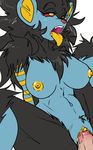  anthro breasts female luxray male nintendo nipples nude open_mouth penetration penis plain_background pok&#233;mon pok&#233;morph pok&eacute;mon pok&eacute;morph pussy red_sclera reiduran sex straight tongue tongue_out vaginal vaginal_penetration video_games white_background yellow_eyes yellow_pussy 