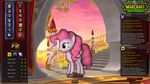  cutie_mark english_text equine female feral friendship_is_magic fur gui hair horse mammal my_little_pony parody pink_fur pink_hair pinkie_pie_(mlp) pony solo text thorinair video_games warcraft world_of_warcraft 