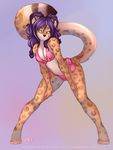  bikini feline female jaguar rainbowpanda skimpy tagme 