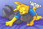  canine duo feline fox gay kaiketsu_zorori kissing male mammal panther prince_arthur zorori 