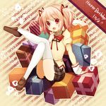  bad_id bad_pixiv_id blush box cake crossed_legs dated diagonal_stripes finger_to_mouth food gift gift_box hair_ribbon happy_birthday heart juliet_sleeves kaname_madoka loafers long_sleeves mahou_shoujo_madoka_magica nochita_shin on_box pink_hair plaid plaid_skirt puffy_sleeves red_eyes ribbon school_uniform shoes sitting sitting_on_box skirt solo star striped striped_background thighhighs twintails white_legwear 