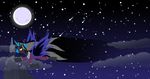  equine feral fire_mane fire_wings flying friendship_is_magic frienship_is_magic horn horse male mammal moon my_little_pony night pony shadowbolts_(mlp) shooting_star solo stars unicorn winged_unicorn wings 