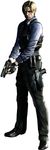  1boy 3d alternate_costume capcom full_body gun holster leon_s_kennedy male_focus official_art resident_evil resident_evil_6 simple_background weapon white_background 