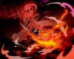  female fire flamethrower friendship_is_magic gas_mask horse mammal my_little_pony parody pinkie_pie_(mlp) pony pyro_(team_fortress_2) ranged_weapon runmaru solo team_fortress_2 weapon 
