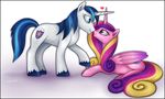  blue_eyes canon_couple couple cutie_mark duo equine female feral friendship_is_magic hair horn horse lying mammal mn27 multi-colored_hair my_little_pony pony princess_cadance_(mlp) purple_eyes shining_armor_(mlp) unicorn winged_unicorn wings 
