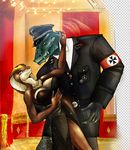  annigilatrix_(artist) basilisk breasts cedric_steiner cedric_steiner_(character) cobra dead_echo female male nazi reptile scalie shandi snake 