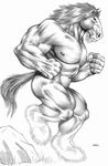  angus anthro biceps brave_(disney) clydesdale disney equine fur grass hooves horse jay_shell male mammal muscles nipples nude pecs pose rock running solo standing topless 