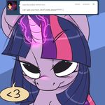  equine female friendship_is_magic hair horn horse mammal mcic my_little_pony pink_hair pony purple_hair solo tumblr twilight_sparkle_(mlp) two_tone_hair unicorn 