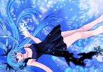  bad_id bad_pixiv_id blue_eyes dress fish hatsune_miku highres long_hair shinkai_shoujo_(vocaloid) shiro_karasu_(hakua) solo vocaloid 