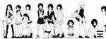  alternate_costume bag bandage_over_one_eye bandages bandaid barefoot bird blanket blood blush boots braid casual che_guevara contemporary everyone eyepatch fujiyoshi_harumi fuura_kafuka glasses gloves greyscale hair_ornament hairclip highres hitou_nami hook ina_(gokihoihoi) kaga_ai kimura_kaere kitsu_chiri kobushi_abiru komori_kiri legs long_hair long_image long_sleeves mitama_mayo monochrome multiple_girls otonashi_meru panties pantyhose pantyshot penguin pocket ponytail sayonara_zetsubou_sensei scarf school_bag school_uniform sekiutsu_maria_tarou serafuku short_hair shovel skirt skirt_lift smile text_focus tsunetsuki_matoi twin_braids twintails underwear upskirt walking wide_image winter_clothes 