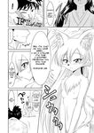  animal_ears anthro black_and_white black_hair blonde_hair blush breasts canine chest_tuft comic couple female flat_chested fox fox&#039;s_marriage fox's_marriage fox_ears fox_tail fur greone hair human human_on_anthro inn interspecies japanese_clothing japanese_text kimono long_hair male mammal monochrome nipples penis pettanko sex small_breasts text transformation tuft 