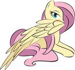 absurd_res alpha_channel blue_eyes blush cute equine female feral fluttershy_(mlp) friendship_is_magic hair hi_res horse long_hair looking_at_viewer mammal my_little_pony pegasus pink_hair pony solo up1ter wings 