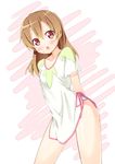  alternate_hairstyle animated animated_png brown_hair cowboy_shot derivative_work dress hair_down ichi_makoto kaze_(kazesan) nightgown panties red_eyes short_hair silica sword_art_online underwear white_panties 