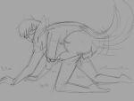absurd_res blake_rothenberg doggystyle from_behind_position generation_3_pokemon hi_res human linoone male male/male mammal nintendo pokemon pokemon_(species) screamoshaymin sex size_difference sketch small_dom_big_sub