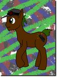  beard cutie_mark equine eyewear facial_hair feral friendship_is_magic goggles hair hat horse male mammal microphone multicolored multicolored_background my_little_pony original_character original_character(oc) pony solo 