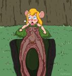 1:1 ahegao almost_fully_inside anthro big_breasts blonde_hair blue_eyes bodily_fluids breasts chip_&#039;n_dale_rescue_rangers day digital_media_(artwork) disney elemental_creature female female_prey flora_fauna forced gadget_hackwrench hair hi_res huge_breasts inside light_body light_skin looking_pleasured mammal monster_pred mouse murid murine nipples nude open_mouth partially_inside penetration plant plant_monster plant_pred rape rodent sex shocked solo tears tentacle_penetration tentacle_rape tentacle_sex tentacles vore vylfgor