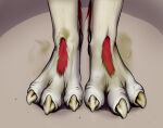 absurd_res anthro bare bodily_fluids cheesy claws dirty dragon feet female fetish foot_focus footfetish fur furry hi_res invalid_tag male muffinvinvin pawfetish paws skin smelly soles solo sweat toes tops unwashed