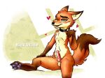 andromorph anthro canid canine disney fox genitals hi_res intersex knot male mammal nick_wilde nightfury2020 penis redfoxling solo zootopia zootopia+