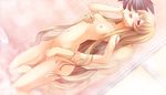  blush breast_grab breasts fingering game_cg long_hair nipples nude ogi_mina shower sinclient tagme_(artist) wet 