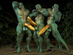 3d_(artwork) abs anthro balls bedroom_eyes biceps big_balls big_butt big_penis blue_eyes bodily_fluids butt darwinthejockey digital_media_(artwork) dirt dripping erection forest forest_background genital_fluids genitals gesture gold_penis grass green_body green_eyes green_scales green_skin green_tail grin grinning_at_viewer group group_nudity hand_behind_head hand_on_shoulder hi_res huge_penis leaking_precum lizard lizard_(petruz) long_penis looking_at_viewer male male/male multicolored_body multicolored_scales multicolored_skin muscular muscular_anthro muscular_arms muscular_legs muscular_male muscular_thighs narrowed_eyes nature nature_background nude nude_anthro nude_male pecs penis pinup plant pose precum precum_drip precum_on_own_penis precum_on_penis precum_on_self precum_string raised_arm reptile saliva saliva_on_tongue scales scalie seductive sexy_eyes shrub smile source_filmmaker standing suggestive suggestive_gesture suggestive_look suggestive_pose sweat tail teeth tiptoes tongue tongue_out tree trio yellow_eyes yellow_penis