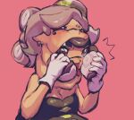 abdominal_bulge animal_humanoid bodily_fluids cephalopod cephalopod_humanoid duo female female/female hi_res humanoid inkling marie_(splatoon) marine marine_humanoid mollusk mollusk_humanoid neck_bulge nintendo ookiikunai oral_vore same_size_vore splatoon tears vore