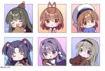  6+girls animal_costume antenna_hair bear_costume blue_eyes blue_hair blush botan_(clannad) bow brown_eyes brown_hair chibi child clannad closed_eyes dango_daikazoku fujibayashi_kyou furukawa_nagisa green_hair grey_hair gym_uniform hair_bobbles hair_intakes hair_ornament hair_ribbon hairband hairclip hat hikarizaka_private_high_school_uniform ibuki_fuuko ichinose_kotomi instrument long_hair long_sleeves looking_at_viewer low-tied_long_hair mother_and_daughter multiple_girls okazaki_ushio open_mouth purple_eyes purple_hair ribbon sakagami_tomoyo school_uniform short_hair smile sora_rinn star_(symbol) starfish two_side_up very_long_hair violin yellow_eyes 