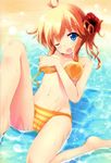  bikini breast_hold cameltoe komone_ushio swimsuits 