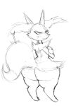 2021 absurd_res anthro big_butt biped blush blush_lines bottom_heavy braixen branch breasts butt canid canine crossed_arms digitigrade dipstick_tail female ferretidk fox frown full-length_portrait fur generation_6_pokemon greyscale hi_res huge_butt huge_hips inner_ear_fluff looking_away mammal markings monochrome narrowed_eyes nintendo pokemon pokemon_(species) portrait rear_view shy simple_background sketch solo standing tail tail_markings thick_thighs tsundere tuft white_background wide_hips