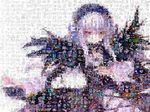  bangs mosaic_art photomosaic rozen_maiden screencap solo suigintou wallpaper 