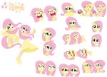  alpha_channel blush cake cutie_mark equine female feral fluttershy_(mlp) food friendship_is_magic hi_res horse human humanized mammal my_little_pony pegasus plain_background pony rage square_crossover transparent_background trinityinyang wings 