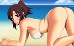  ass beach bikini bouhatei_tetora cleavage joshiraku kimuti-g photoshop swimsuit water 