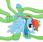  anus blue_feathers blue_fur blush cutie_mark equine female feral forced friendship_is_magic fur hair horse mammal multi-colored_hair my_little_pony pegasus plain_background pony purple_eyes pussy rainbow_dash_(mlp) rainbow_hair rape solo spread_pussy spreading tentacle_rape tentacles white_background wings 