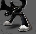  anthro cetacean fetish grow hyper invalid_tag latex latex_(artist) macro mammal marine orca paws rubber shiny transformation whale 