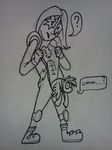  ? boots female fineliner friendship_is_magic humor jumpsuit kiss_(band) marker my_little_pony pun rainbow_dash_(mlp) 