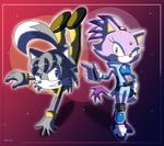  blaze_the_cat cat clothed clothing cosplay domestichedgehog feline female male mammal marshall_law original_the_character ponytail sega sonic_(series) tekken 