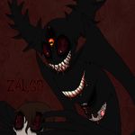  blood cartoon creepy creepypasta cryptid dark demon eye fanart fuel horror human mammal monster nightmare nightmare_fuel sacrifice scary teeth vonderdevil zalgo 