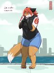  breasts canine chubby female fox gillpanda growth mammal shy solo transformation weight_gain 