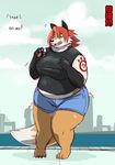  big_butt breast_expansion breasts butt canine chubby female fox gillpanda growth mammal overweight transformation weight_gain 