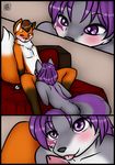  candykittycat canine comic fellatio female fox fur hair jess_(teckly) male mammal nude oral oral_sex penis sex straight werefox werefox_(character) wolf 