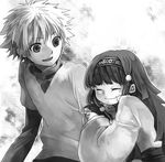  alluka_zoldyck hunter_x_hunter killua_zoldyck long_hair siblings 