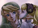  agitha blonde_hair blue_eyes couple earring earrings jewelry lick licking link loli lowres the_legend_of_zelda the_legend_of_zelda:_twilight_princess twilight_princess you_gonna_get_raped 