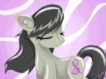  cutie_mark equine eyes_closed female feral friendship_is_magic horse mammal my_little_pony octavia_(mlp) pony silver_commando silvercommando solo 