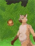  feline green_eyes guppy_(artist) hiding hyena lion male mammal stalker stalking unknown_artist yellow_eyes 
