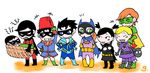  4boys 4girls baby barbara_gordon batgirl batman_(series) black_hair blonde_hair brother brothers carrie_kelly cassandra_cain chibi damian_wayne dc_comics dick_grayson domino_mask family glasses goshoku hat jacket jason_todd legacy mask multiple_boys multiple_girls nightwing orange_hair red_hood red_hood_(dc) robin_(dc) siblings sketch spoiler spoiler_(dc) spoilers stephanie_brown tim_drake tiny_titans young younger 